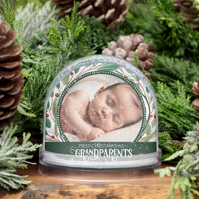 First Christmas as Grandparents Gift Snow Globes Snowglobe (Winter)