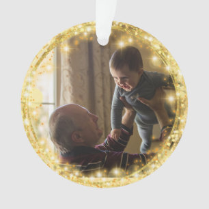 First Christmas As Grandparents Golden Circle Orn Ornament