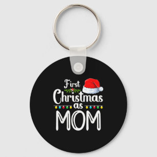 First Christmas As Mom New Mom 1st Christmas Xmas Key Ring