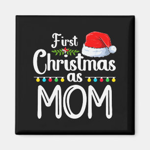First Christmas As Mom New Mom 1st Christmas Xmas Magnet