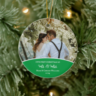 First Christmas As Mr. And Mrs. Ornament