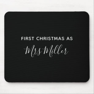 First Christmas As Mrs D Name  Mouse Mat
