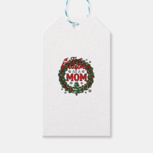 First Christmas As Mum Pine Wreath Tree Gift Tags
