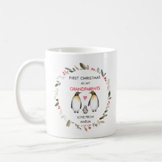 First Christmas As My Grandparents Mug