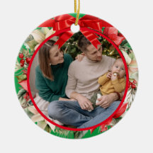 First Christmas as Parents Custom Ornament