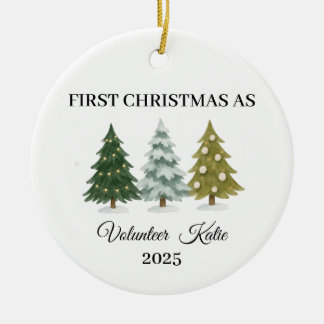 First Christmas as volunteer, volunteer Ornament