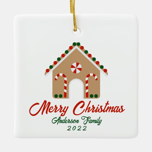 First Christmas at Our New Home Ornament (Front)