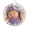 First Christmas Baby Girl Snowflake Frame Photo