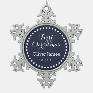 First Christmas Baby Keepsake Holiday Ornament