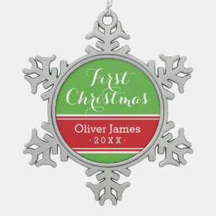 First Christmas Baby Keepsake Holiday Ornament