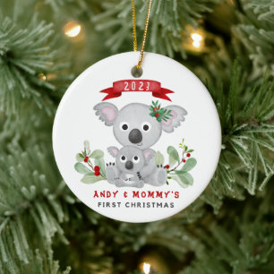 First Christmas Baby & Mummy Ornament