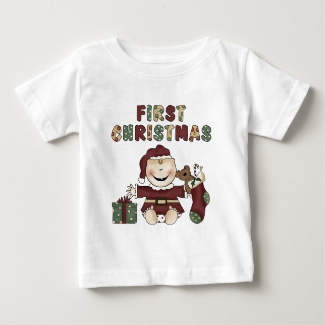 First Christmas Boy Tshirts and Gifts (Front)