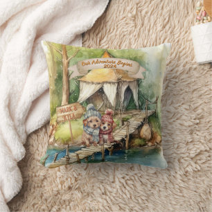 First Christmas Couple Christmas Newlywed Ornament Cushion