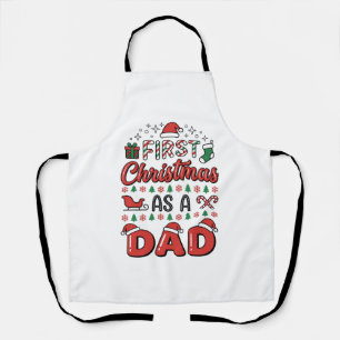 First Christmas Dad Holiday Apron