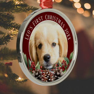 First Christmas Dog Photo Ornament