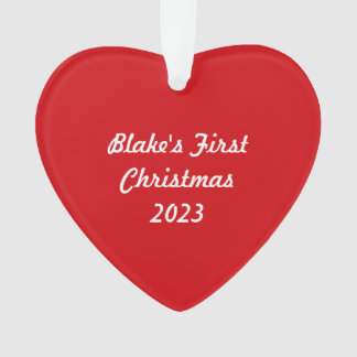 First Christmas ~ For Baby Ornament