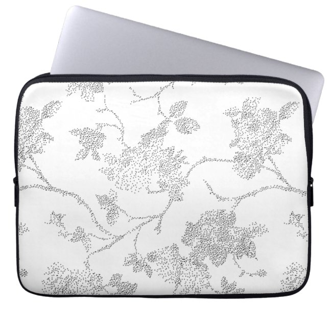 First Christmas Gift | Engaged Couple Keepsake Laptop Sleeve (Front)