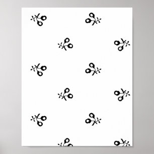 First Christmas Gift Engaged Couple Keepsake Poster