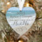 First Christmas Heart Beach Wedding Mr Mrs