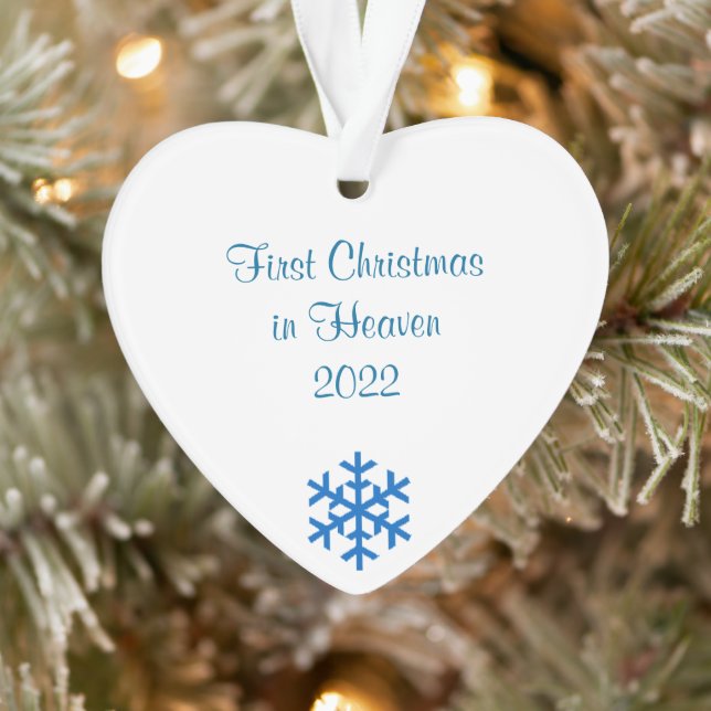 First Christmas in Heaven 2022 Ornament (Tree)