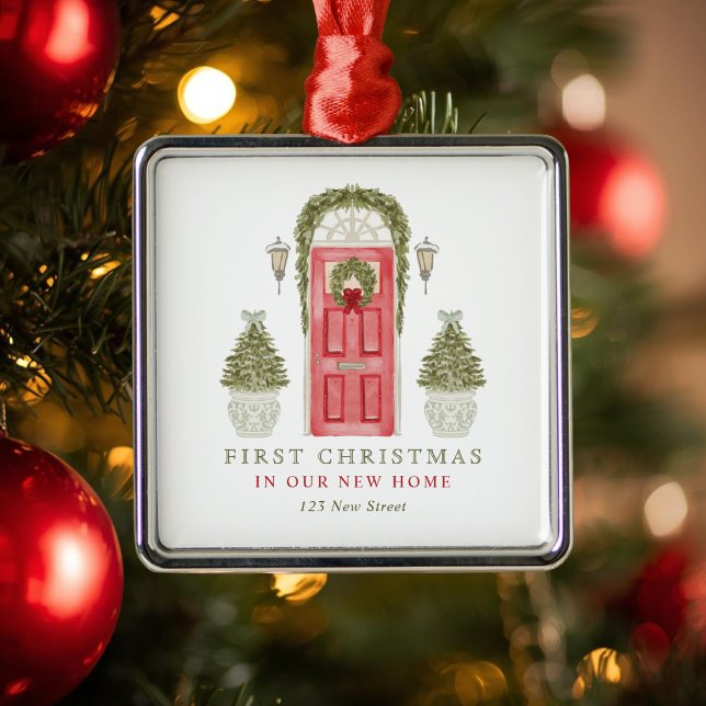 First Christmas in New Home  Metal Tree Decoration (Creator Uploaded)