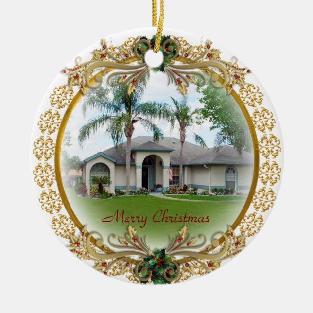 First Christmas in New Home ornament (Front)