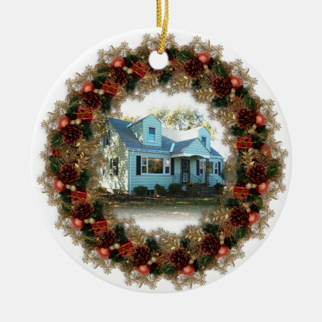 First Christmas in New Home ornament (Front)