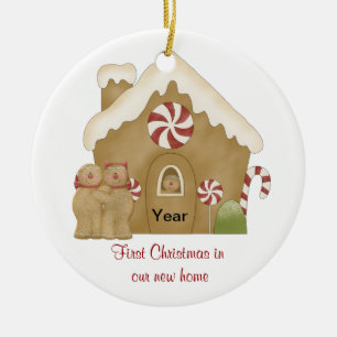 First Christmas in our New Home Ceramic Tree Decoration