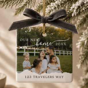 First Christmas in Our New Home Keepsake Ceramic Ornament