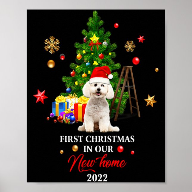 First Christmas In Our New Home Xmas Gift For Od T Poster (Front)
