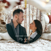 First Christmas Married as Mr Mrs 2 Photo