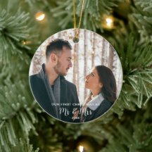 First Christmas Married as Mr Mrs 2 Photo