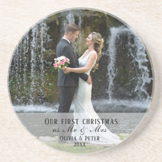 First Christmas Married as Mr. & Mrs. Coaster