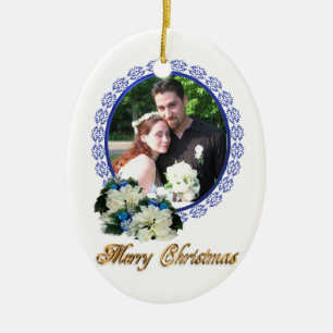 First Christmas Married Ceramic Tree Decoration