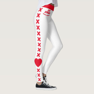 First Christmas Married White Spanish Red Love Leggings