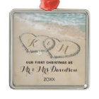First Christmas Mr & Mrs Tropical Hearts