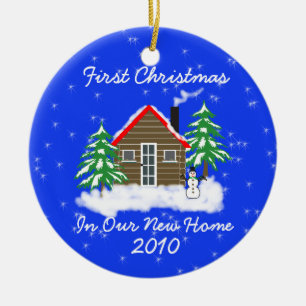 First Christmas New Home Ceramic Tree Decoration
