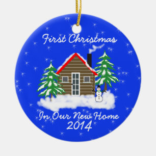 First Christmas New Home Ceramic Tree Decoration