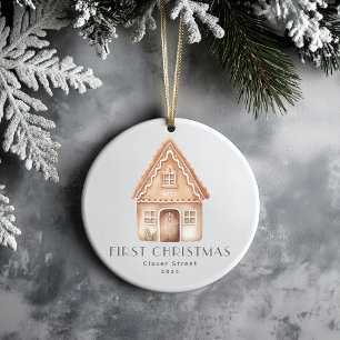 First Christmas New Home Gingerbread Ornament