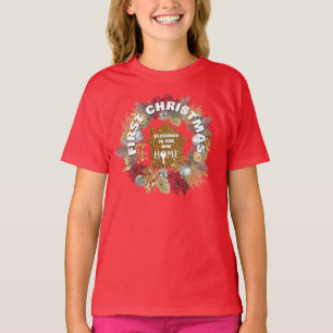 FIRST CHRISTMAS NEW HOME Matching Family T-Shirt