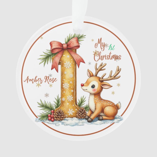 First Christmas Ornament (Front)