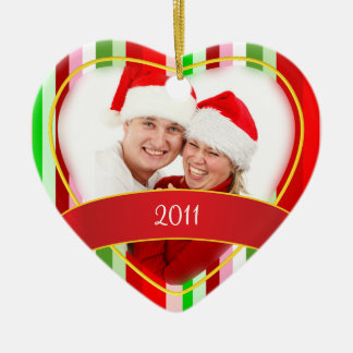 First Christmas/Photo Ceramic Tree Decoration