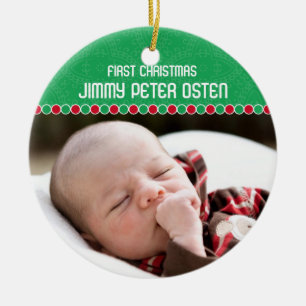 First Christmas Photo Ornament