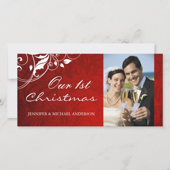 First Christmas Photocards Holiday Card (Front)