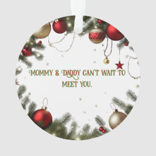 First Christmas Pregnancy Ultrasound Ornament