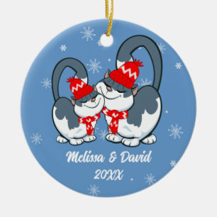 First Christmas Together.Custom Christmas Ornament