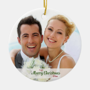 First Christmas Together- Newlyweds Ceramic Tree Decoration