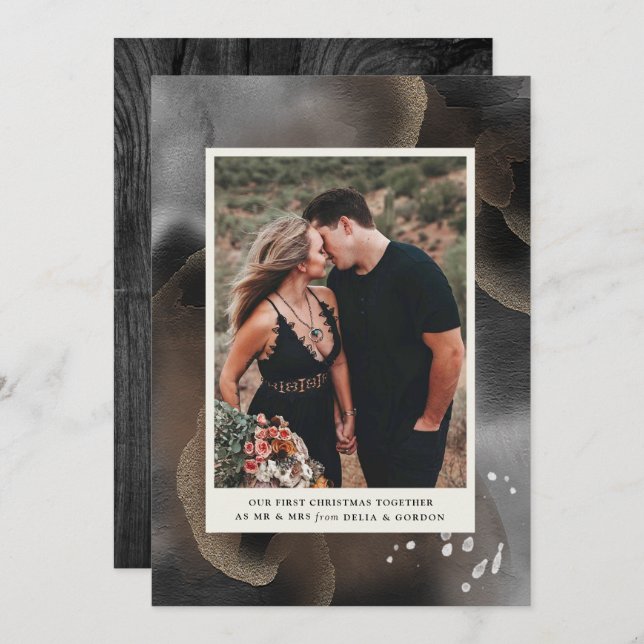 First Christmas Together Photo card (Front/Back)