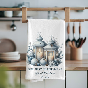 First Christmas Together Tea Towel