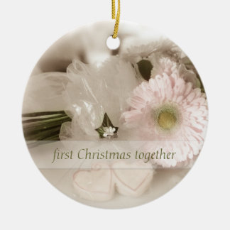 First Christmas together - Wedding Ceramic Tree Decoration